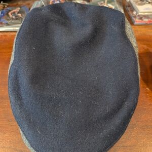 Boston Scally Gronk #87 Navy and Gray Flat Cap